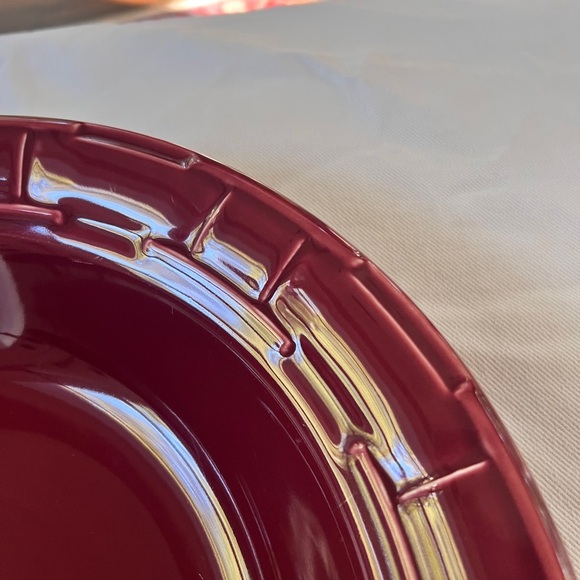 Red Longaberger 40oz Pasta Bowl - Picture 5 of 12